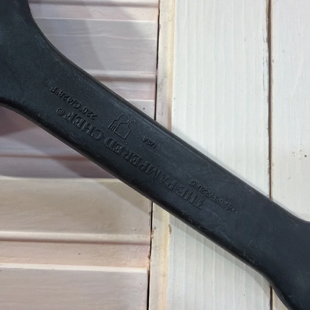 Pampered Chef‎ Black Nylon Solid Basting Serving Spoon #2349 Heat Resistant USA